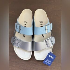 NWT Birkenstock Arizona Split Birko-Flor Sandals •39
